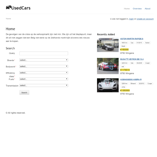 UsedCars Site